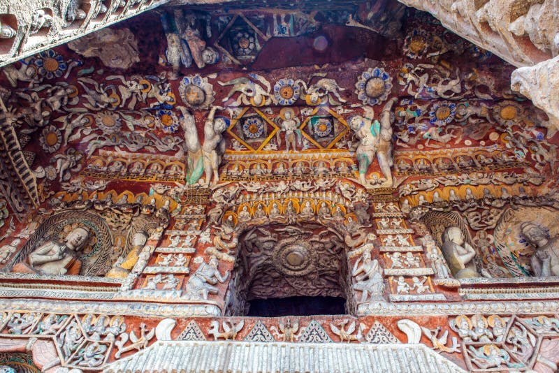 YungangGrotten stockbild. Bild von grotten, schatz, welt 35741269