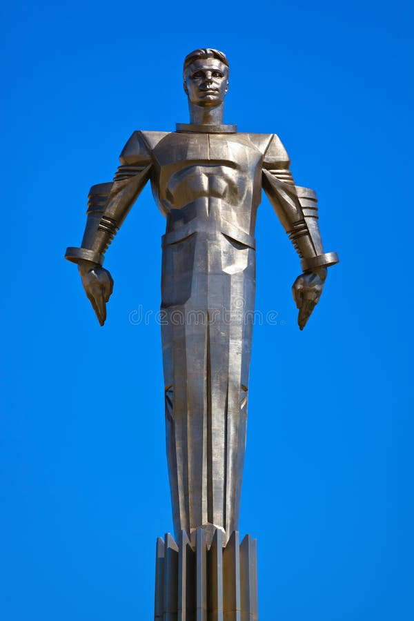 Yuri Gagarin monument - Moscow Russia