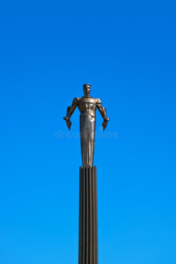 Yuri Gagarin monument - Moscow Russia