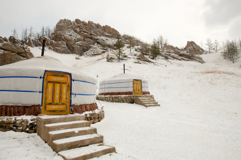 Yurt - Mongolia stock photography Yurt - Mongolia stock photography