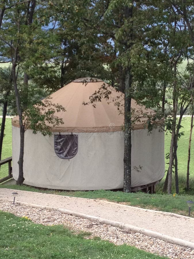 Yurt stock photo. Image of sheltor, home, tree, wilds 61888716