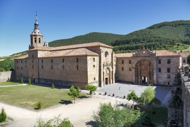 Yuso-Kloster In San Millan De La Cogolla, Rioja Stockbild - Bild von