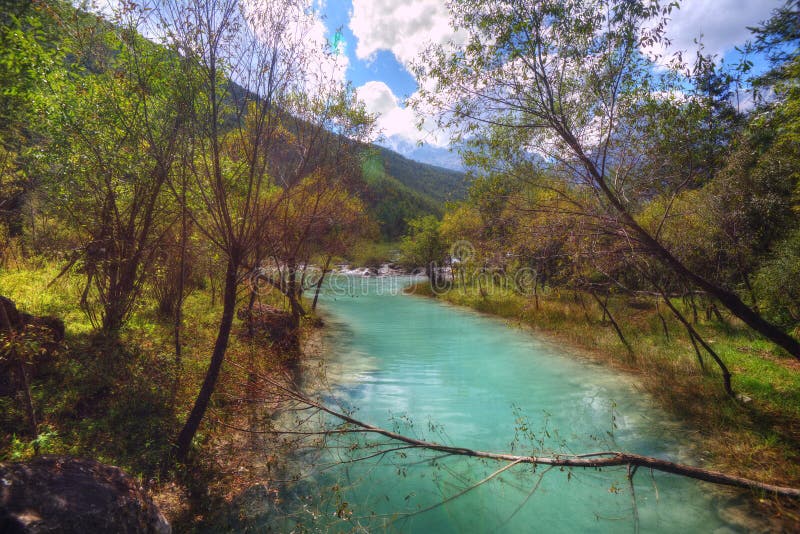 Yuye jezioro obrazy stock