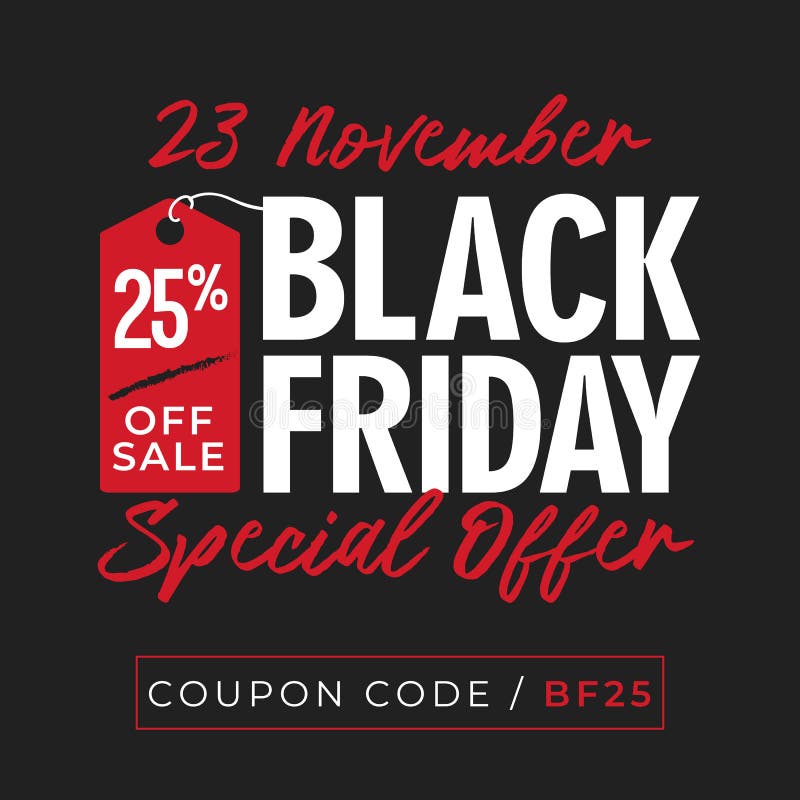 25% z sprzedaży czerni Piątku specjalnej oferty sztandaru tła z metka symbolem online sklepowej ulotki szablonu promocyjny projek ilustracja wektor 25% z sprzedaży czerni Piątku specjalnej oferty sztandaru tła z metka symbolem online sklepowej ulotki szablonu promocyjny projek ilustracja wektor