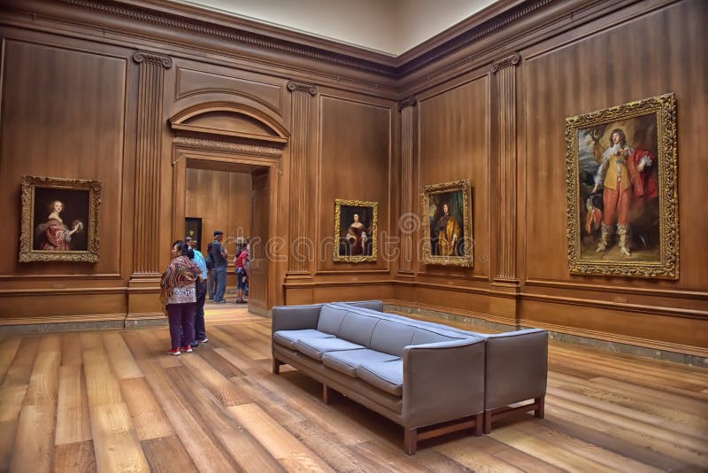 Zaal met kunstwerken, beeldhouwwerk, Nationale kunstgalerie Washington stock afbeeldingen Zaal met kunstwerken, beeldhouwwerk, Nationale kunstgalerie Washington stock afbeeldingen