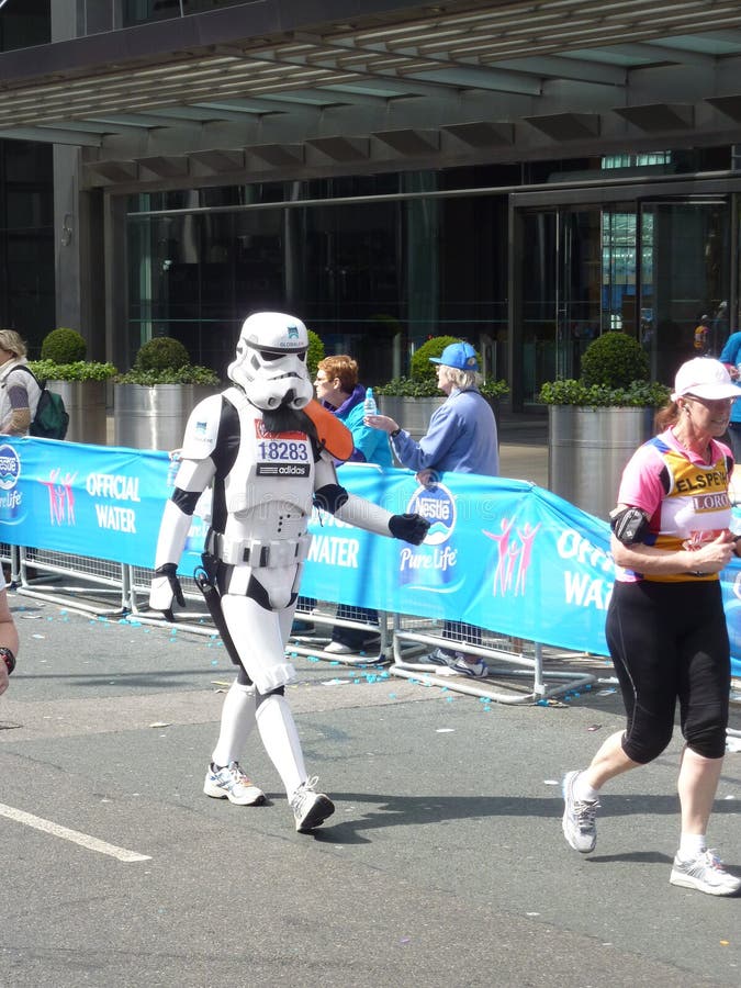 London - April 22: Fun Runners Attending The Annual London Marathon London April 22nd, 2012 in London, England. London - April 22: Fun Runners Attending The Annual London Marathon London April 22nd, 2012 in London, England.