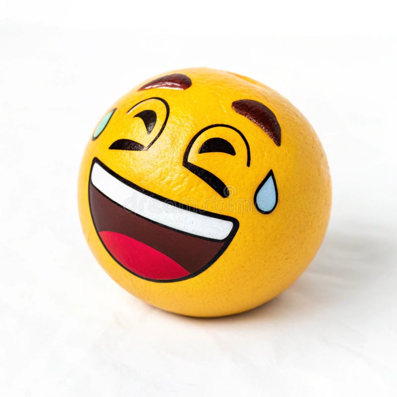 Zabawna ilustracja emoji royalty ilustracja