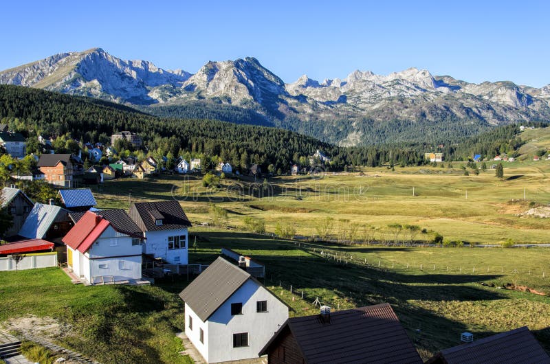 Zabljak, Montenegro stock photography Zabljak, Montenegro stock photography