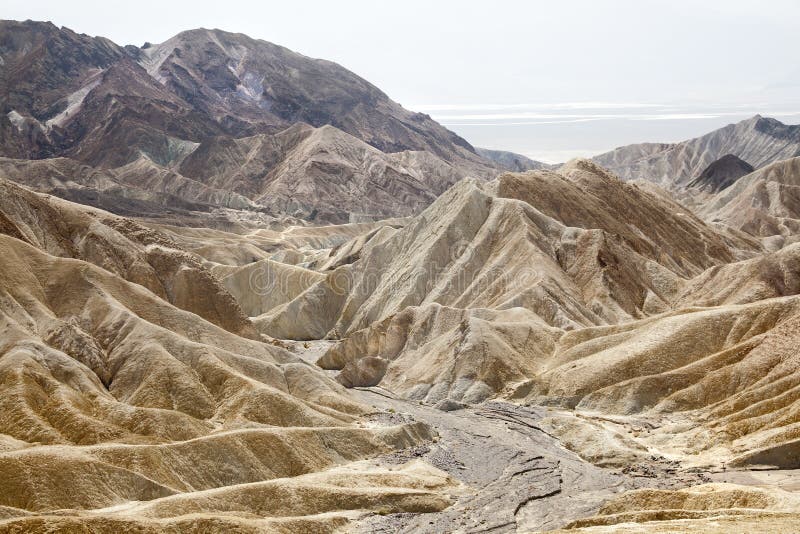 Zabriskie point stock photo. Image of scenic, rock, stone 22886690