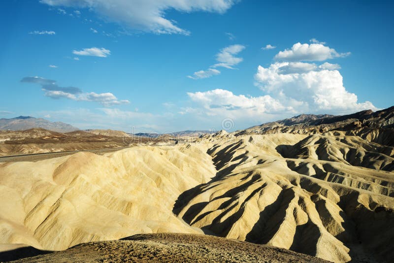Zabriskie Point, Death Valley Stock Image Image of arid, geology