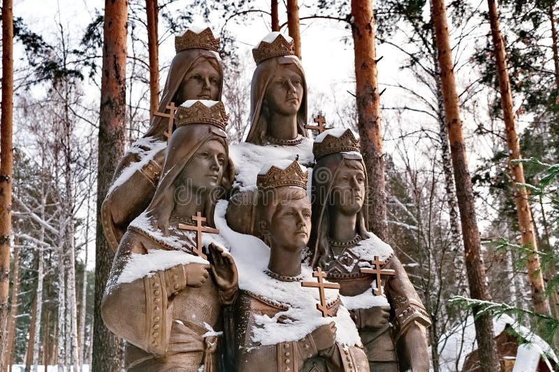 Zabytek  „Królewski children” Ganina Yama obraz stock Zabytek  „Królewski children” Ganina Yama obraz stock