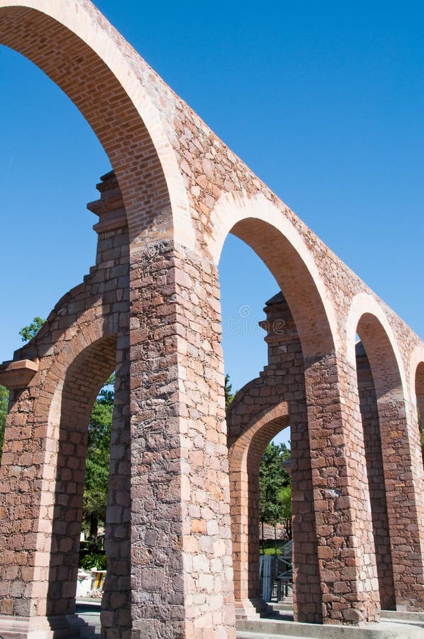 Zacatecas Aqueduct, Mexico royalty free stock photos