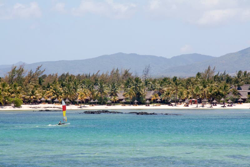 zachodni brzegowy Mauritius zdjęcie stock zachodni brzegowy Mauritius zdjęcie stock