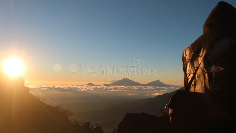 Sunset from mount sindoro 05.30 Wib. Sunset from mount sindoro 05.30 Wib