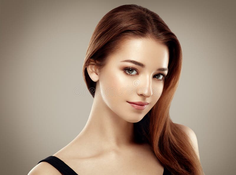 Zadziwiający kobieta portret Piękna dziewczyna modela moda zdjęcie royalty free