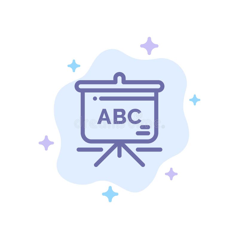 Zak, Onderwijs, Schooltas Blauw Pictogram op Abstracte Wolkenachtergrond royalty-vrije illustratie Zak, Onderwijs, Schooltas Blauw Pictogram op Abstracte Wolkenachtergrond royalty-vrije illustratie