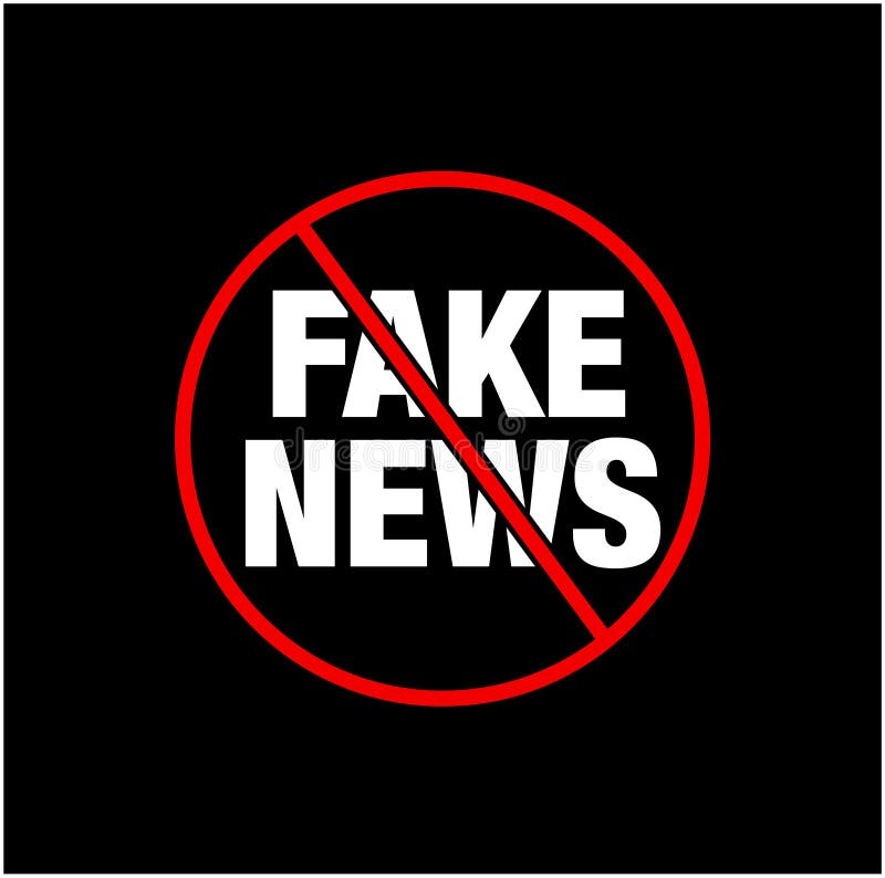 Banned fake news icon. no Fake news icon. Banned fake news icon. no Fake news icon.