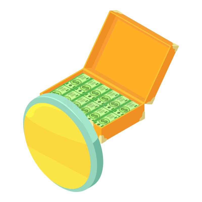 Zakelijke aktetas, isometrische stijl stock illustratie Zakelijke aktetas, isometrische stijl stock illustratie