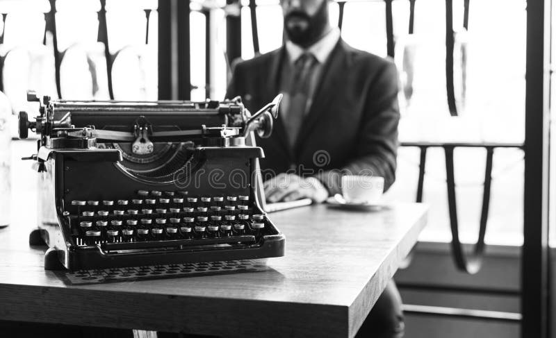 Zaken Person Work Indoors Concept royalty-vrije stock afbeeldingen