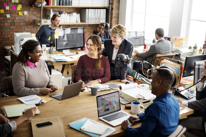 Zaken Team Working Office Worker Concept stock fotografie Zaken Team Working Office Worker Concept stock fotografie