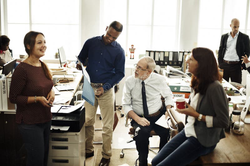 Zaken Team Working Office Worker Concept royalty-vrije stock afbeeldingen Zaken Team Working Office Worker Concept royalty-vrije stock afbeeldingen