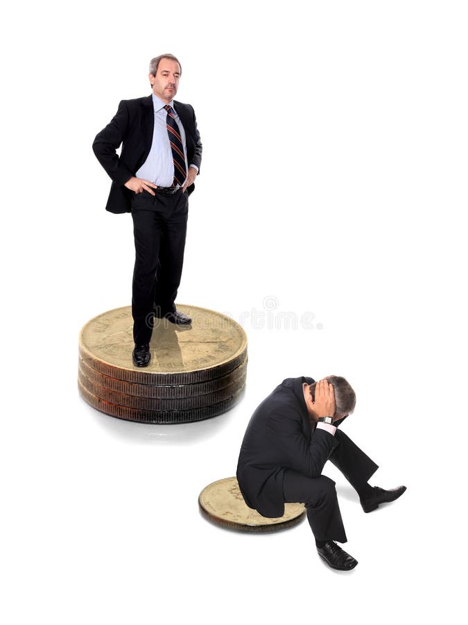Zakenlieden en wisselkoersen stock afbeelding Zakenlieden en wisselkoersen stock afbeelding