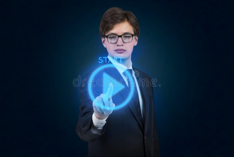 Zakenman duwend spel stock fotografie Zakenman duwend spel stock fotografie