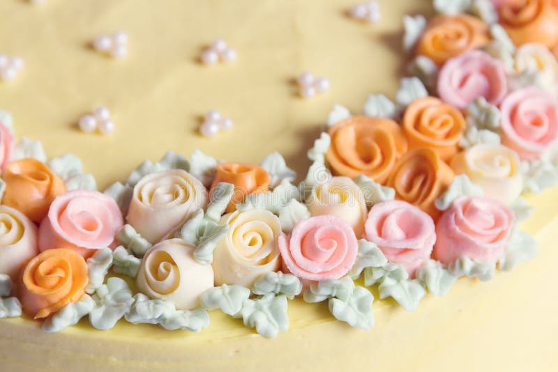 Zakończenie w górę pastelowych barwionych kremowych kwiatów zasycha dekorację fotografia stock Zakończenie w górę pastelowych barwionych kremowych kwiatów zasycha dekorację fotografia stock