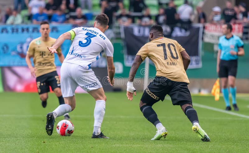 Franck Boli, Ivory Coast 🇨🇮 Ferencvarosi TC 2020/21 signed 3x4