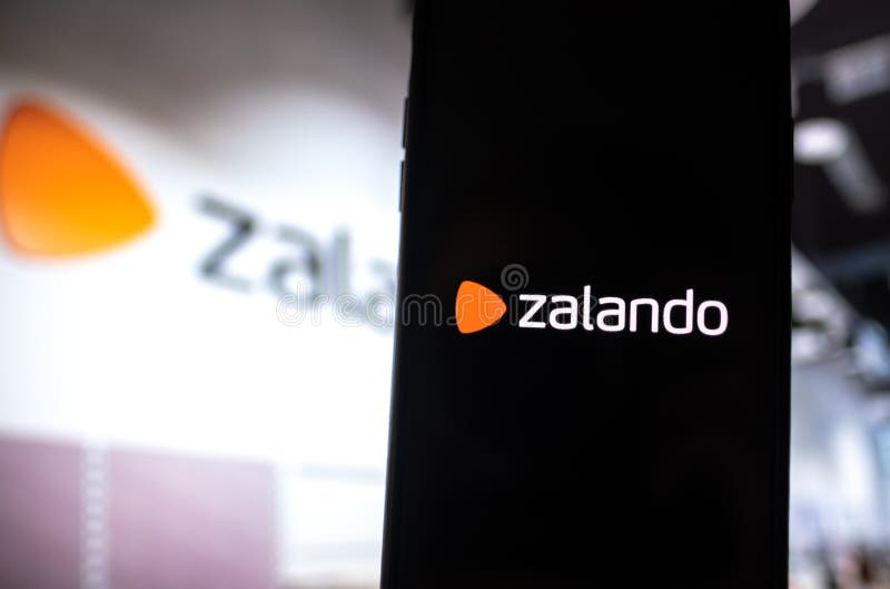 Zalando Shop Logo on the Smartphone Screen Editorial Stock Photo ...