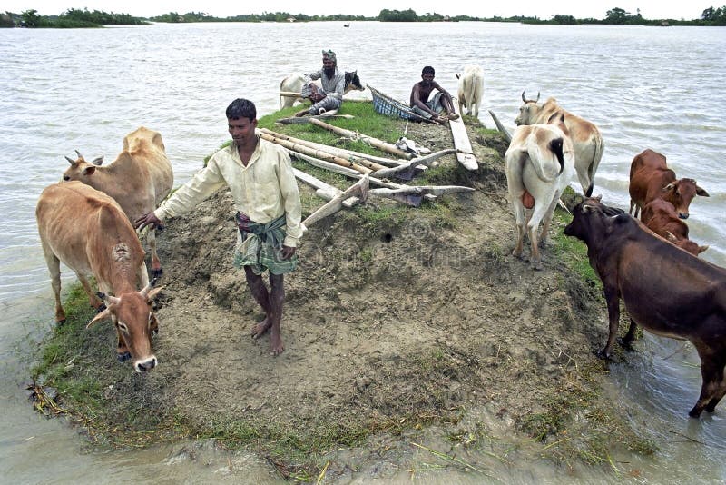Zalewający w delcie Bangladesz, zmiana klimatu