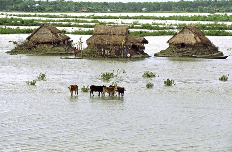 Zalewający w delcie Bangladesz, zmiany klimatu