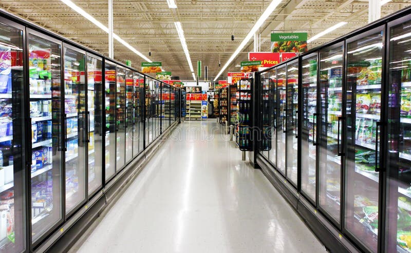 Zamarznięta foods nawa obrazy stock Zamarznięta foods nawa obrazy stock