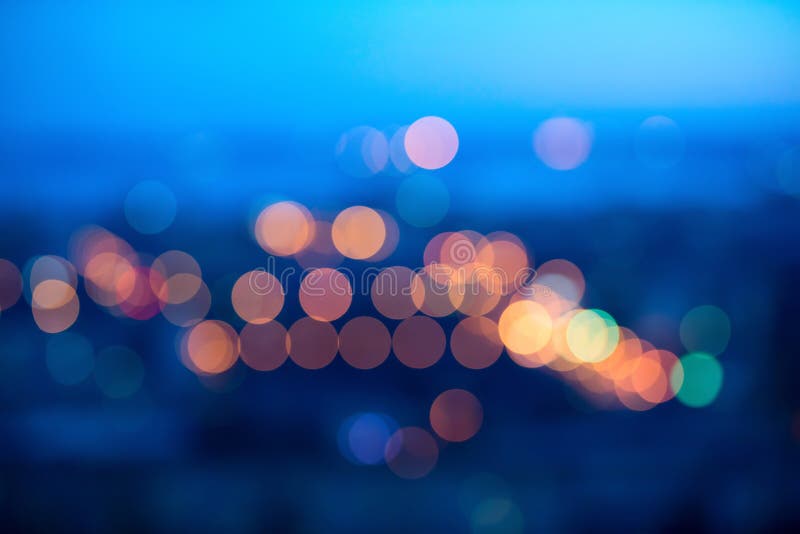 Zamazywać dużą abstrakcjonistyczną kurendę zaświeca bokeh zdjęcia stock