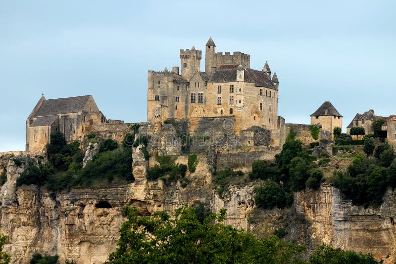 zamek beynac France obraz royalty free zamek beynac France obraz royalty free