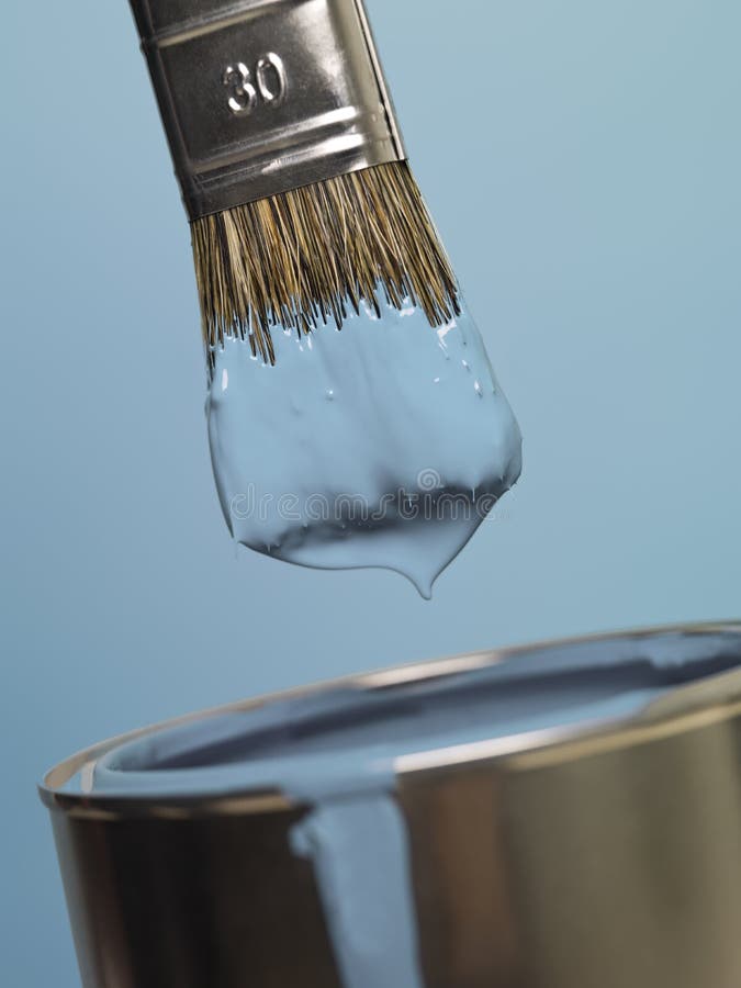 Zamknięty paintbrush obrazy royalty free