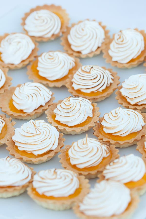 Close up of lemon meringue pie in wedding dinner. Close up of lemon meringue pie in wedding dinner