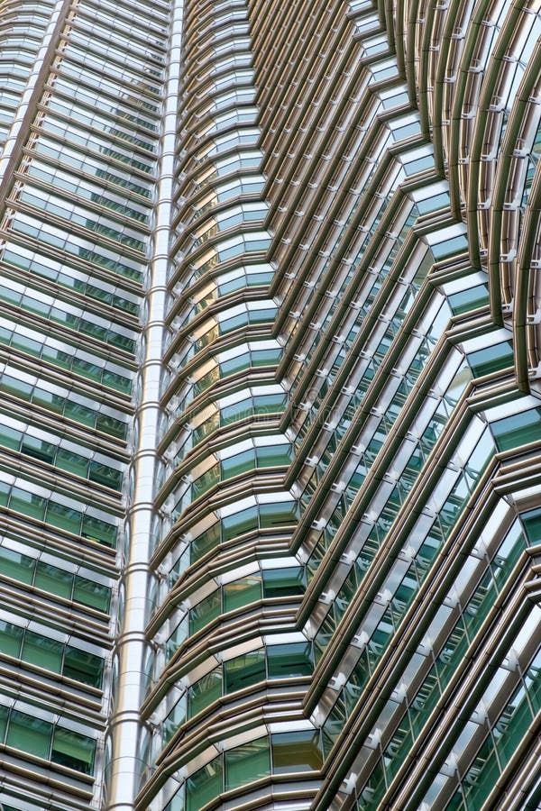 Zamyka w górę architektura zewnętrznego szczegółu Petronas bliźniacze wieże obrazy royalty free Zamyka w górę architektura zewnętrznego szczegółu Petronas bliźniacze wieże obrazy royalty free