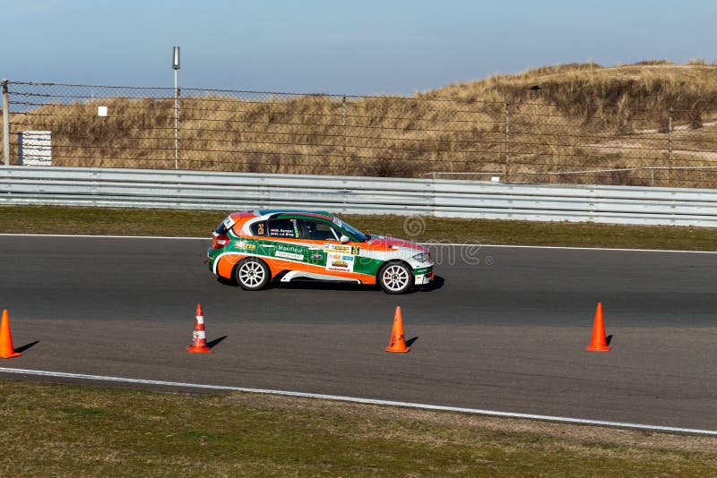 Zandvoort, βόρεια Ολλανδία/οι Κάτω Χώρες - 23 Φεβρουαρίου 2019: 8η κοντός-συνάθροιση κυκλωμάτων στο κύκλωμα Zandvoort BMW φυλών μ στοκ εικόνες Zandvoort, βόρεια Ολλανδία/οι Κάτω Χώρες - 23 Φεβρουαρίου 2019: 8η κοντός-συνάθροιση κυκλωμάτων στο κύκλωμα Zandvoort BMW φυλών μ στοκ εικόνες