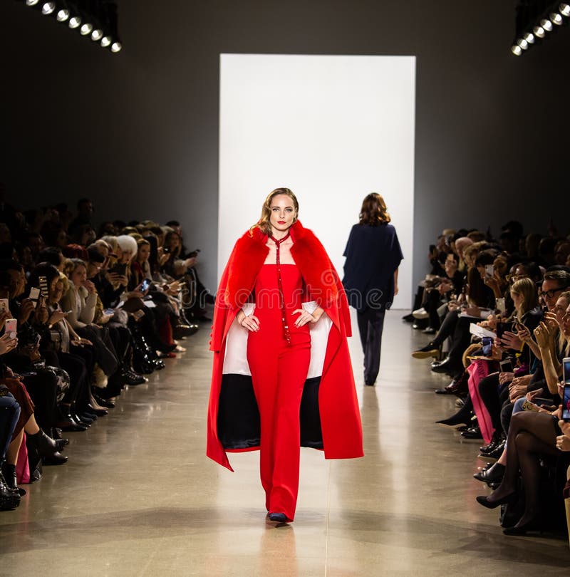Zang Toi FW19 Runway show as part of there New York Fashion Week