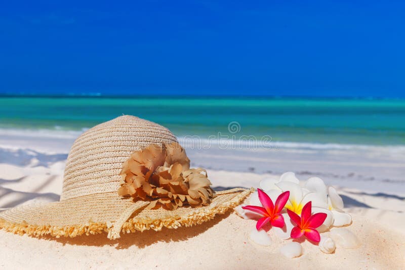 Tropical tree at white sand beach and blue water. Tropical tree at white sand beach and blue water