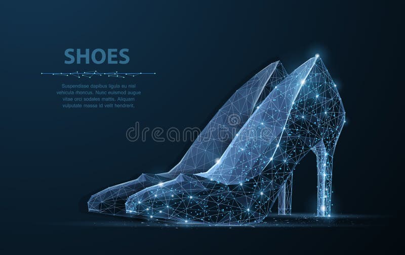 Zapato aislado de la mujer del vector Elegancia, encanto, símbolo de la belleza stock de ilustración Zapato aislado de la mujer del vector Elegancia, encanto, símbolo de la belleza stock de ilustración