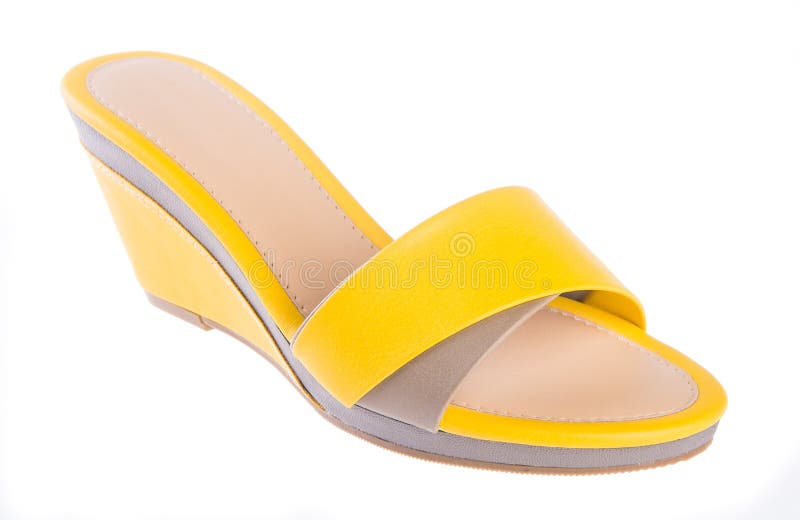 zapato sandalia de la mujer en un fondo foto de archivo libre de regalías zapato sandalia de la mujer en un fondo foto de archivo libre de regalías