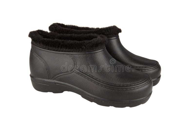 Zapatos De Jardín Bajos Zapatos Negros Para De Jardinería En Blanco Foto de archivo - Imagen de inferior, pesado: 259729828