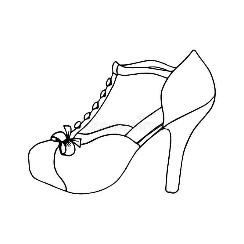 Consecutivo Órgano digestivo En expansión Zapatos De Tacón Alto Para La Mujer Ilustraciones Del Calzado De La Moda  Ilustración del Vector - Ilustración de calzado, zapato: 87231435