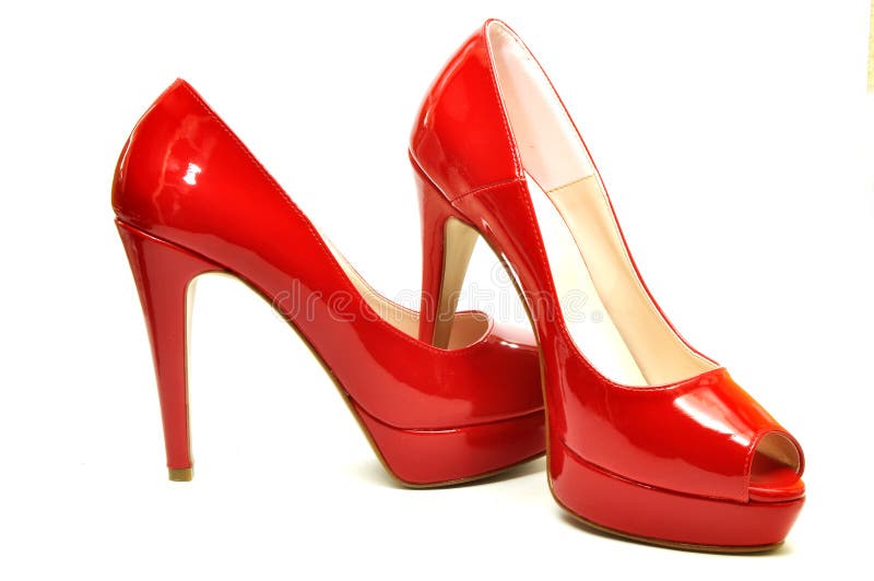 Ingresos planes Discriminación Zapatos Rojos Elegantes Para Una Mujer Moderna 05 Imagen de archivo -  Imagen de color, regalo: 106254709