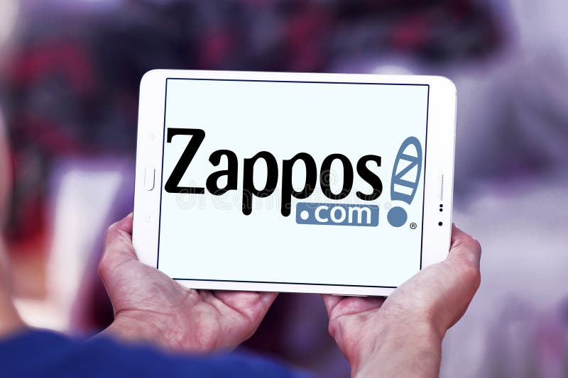 Zappos com logo zdjęcia stock Zappos com logo zdjęcia stock