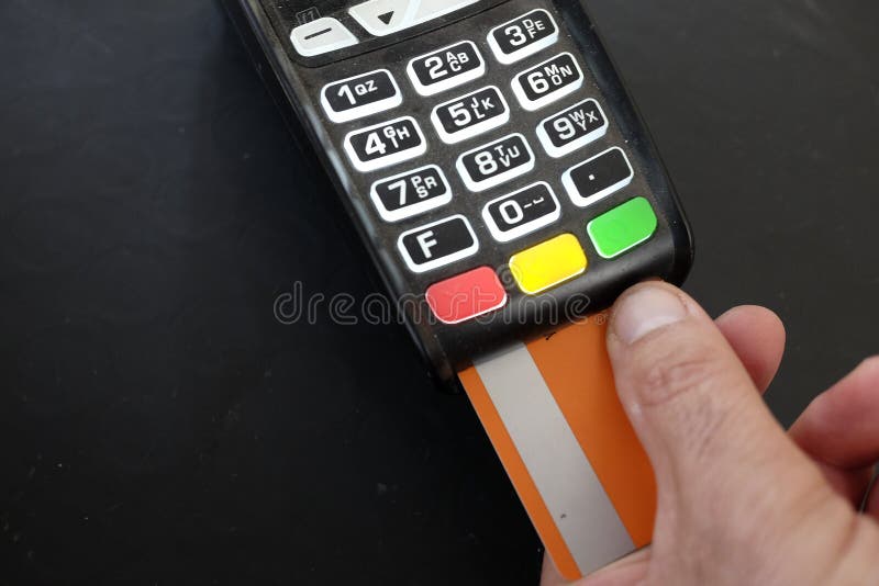 Zapłata z pos obraz stock Zapłata z pos obraz stock