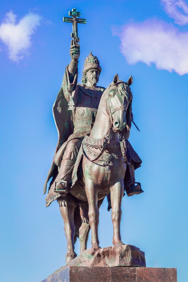 Zar-Ivan Terrible-Monument in Oryol stockfotografie Zar-Ivan Terrible-Monument in Oryol stockfotografie