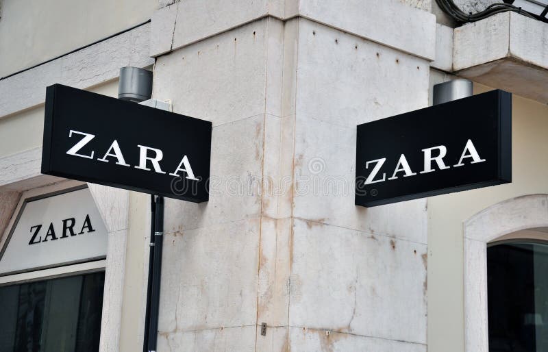 Zara store sign